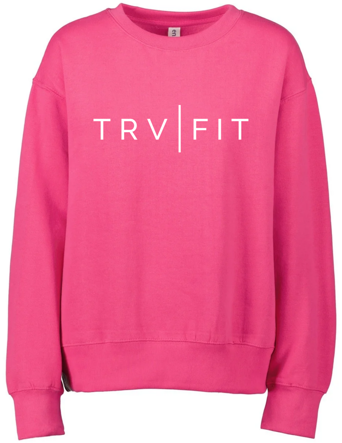 Women's PINK Boxy Crewneck Sweatshirt