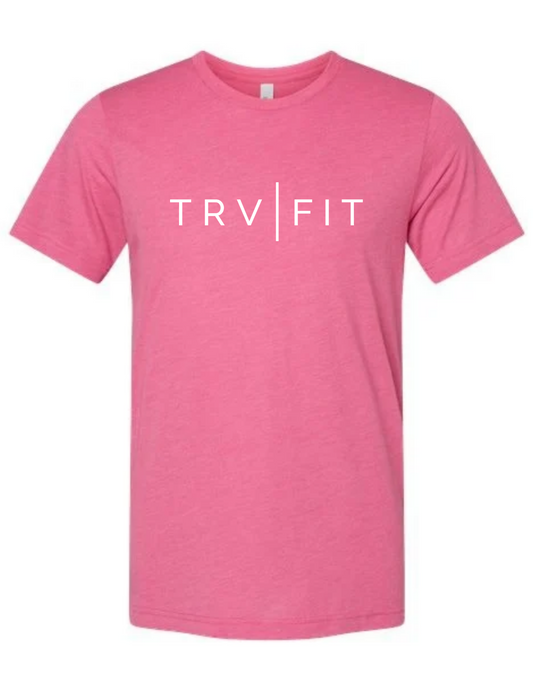4) Unisex Triblend PINK tee