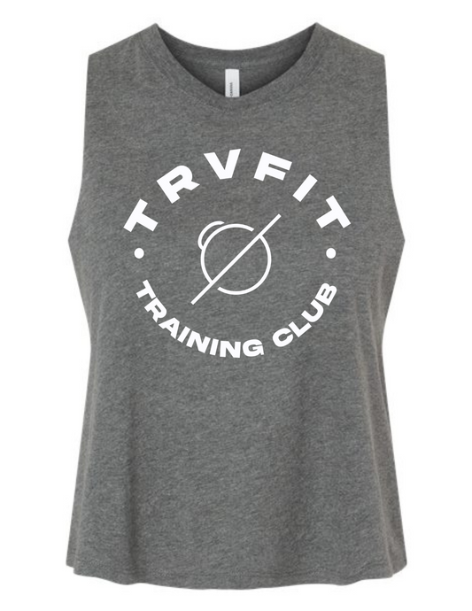 Train Club Racerback Crop Tank