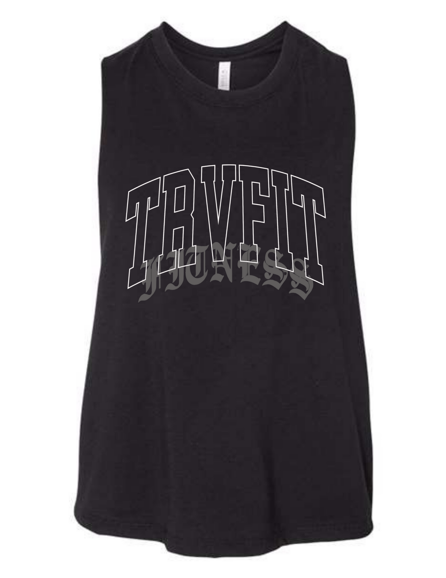 Racerback Crop Tank (Summer) - Black