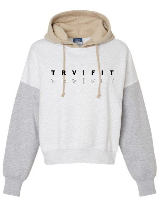 G - Colorblock Crop Hoodie - Wholesale