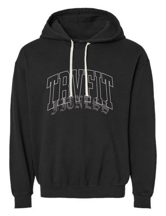Garment-Dyed Lightweight Hoodie (Summer) - Black